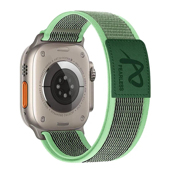 Leather Label Trail Loop Nylon Band