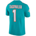 #1 Tua Tagovailoa Player M.Dolphins Aqua Vapor F.U.S.E. Limited Football Jerseys