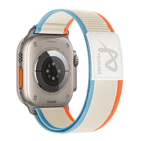 Leather Label Trail Loop Nylon Band