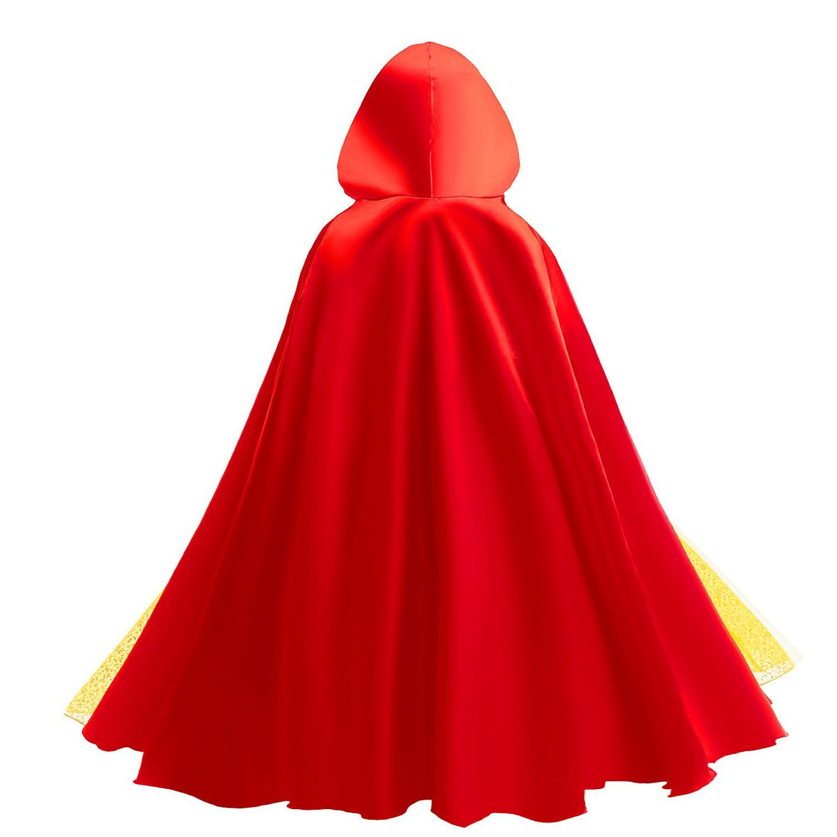 New Princess Snow White Costume Halloween Girls Dresses With Cape Set