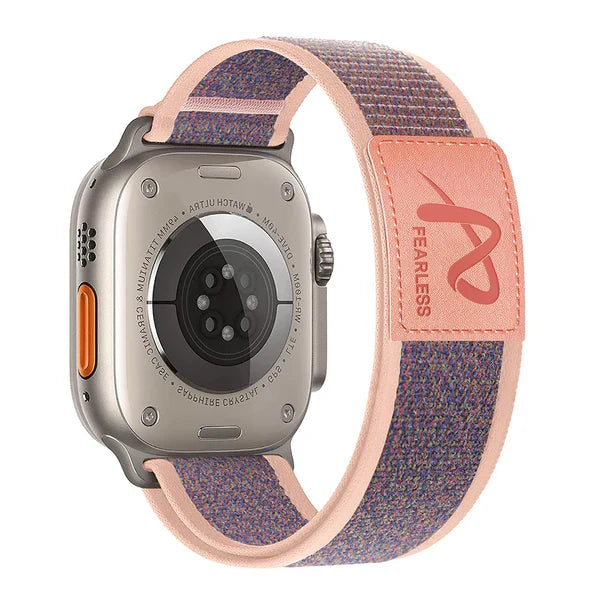 Leather Label Trail Loop Nylon Band
