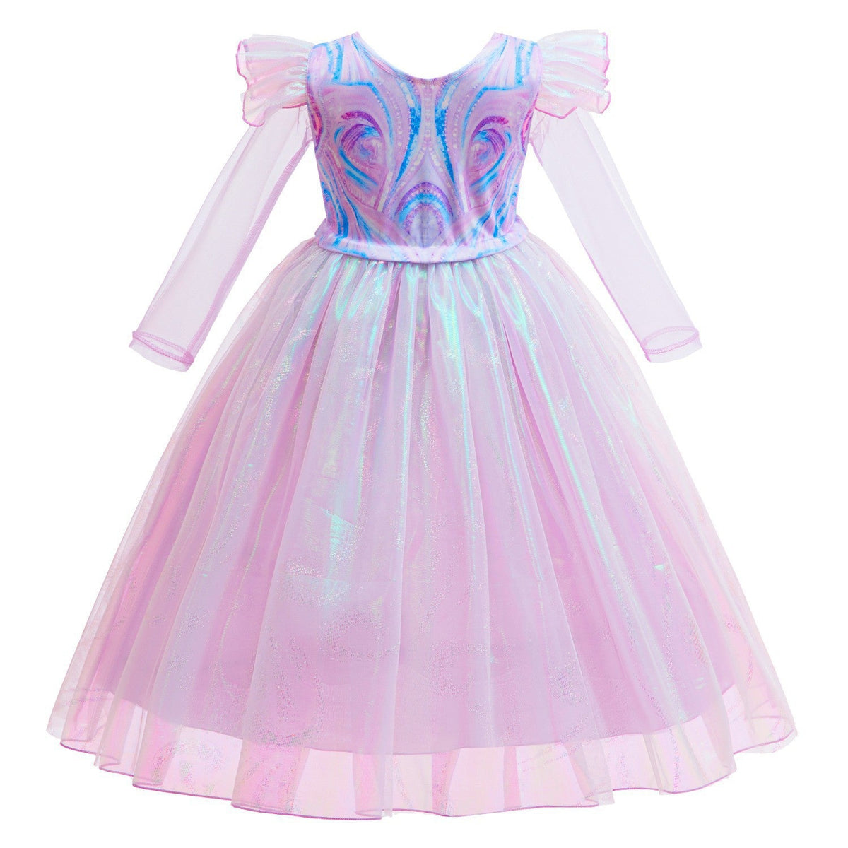 Wicked For Good Glinda Dress Girl Costume Dress Cosplay Party Holiday