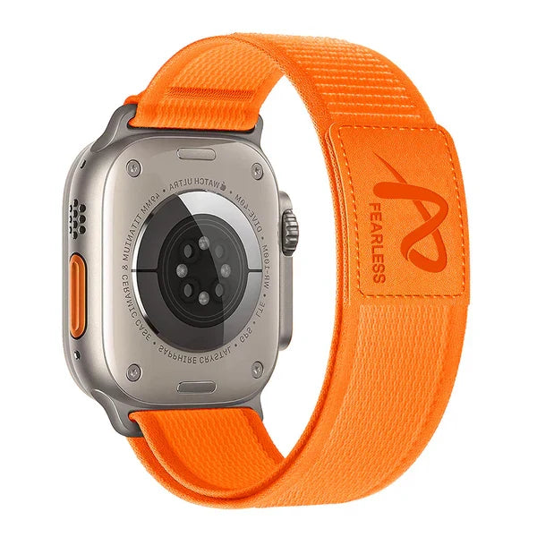 Leather Label Trail Loop Nylon Band
