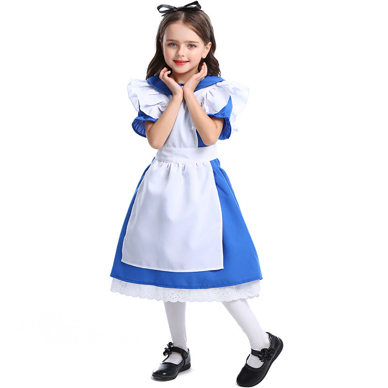 Alice Girl dress New Girl Costume Dress Cosplay Party Holiday Wedding Dress
