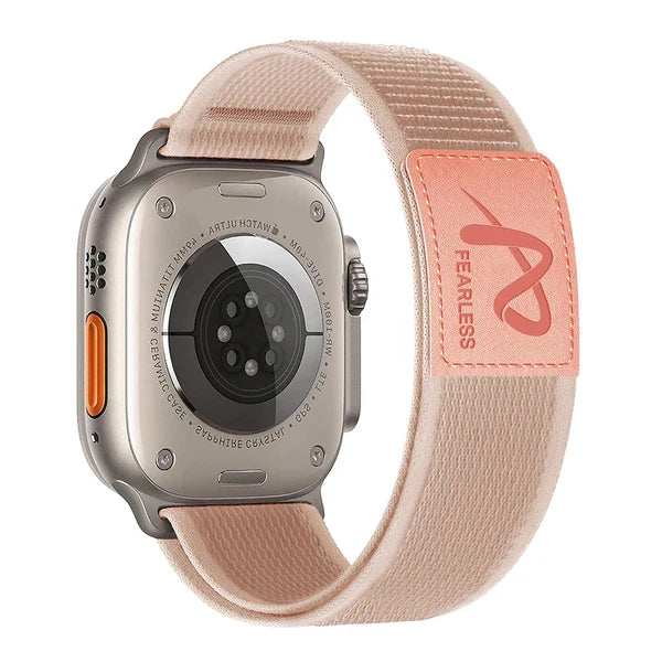 Leather Label Trail Loop Nylon Band