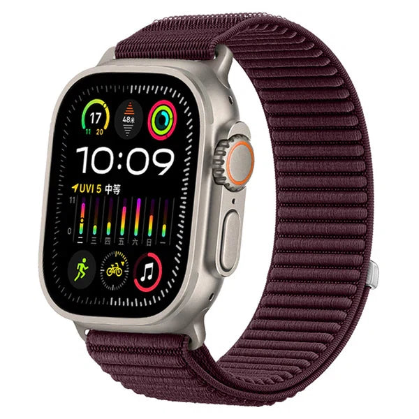 Mountain Pattern Nylon Loop Strap