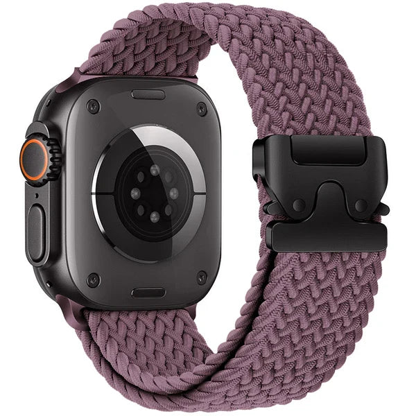 Elastic nylon parachute buckle watch strap