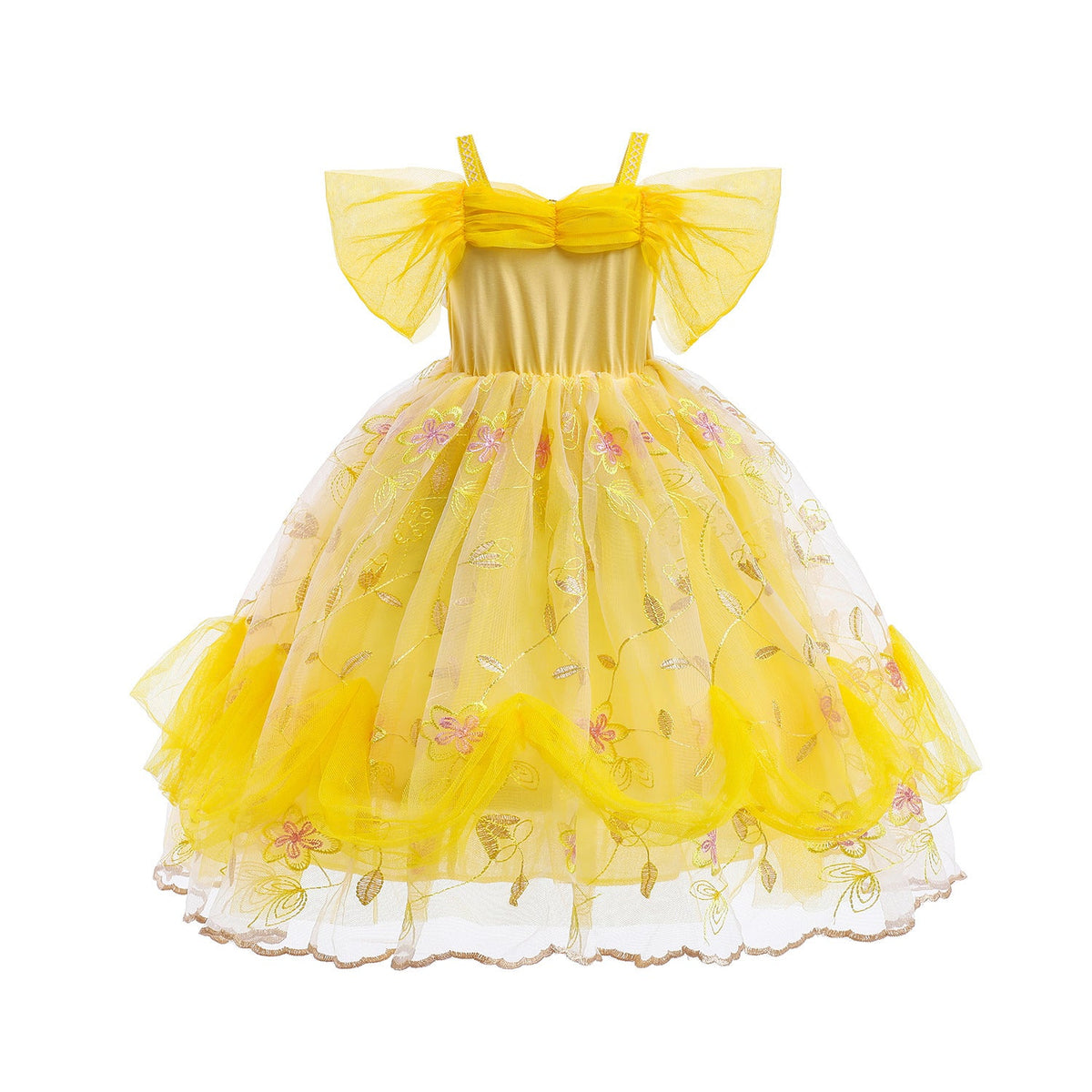 New Girl Costume Dresses Aurora Lace Up Princess Cosplay Party Holiday Birthday Fancy