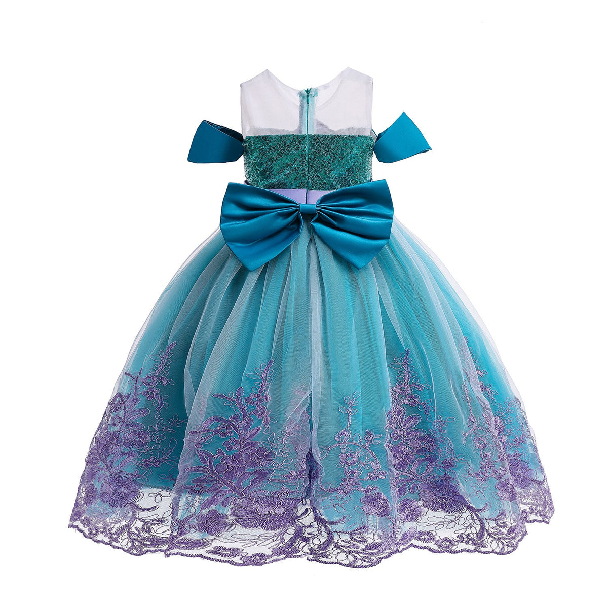 New Girl Costume Dresses Shell Princess Cosplay Party Holiday Fancy Ariel Mermaid Birthday