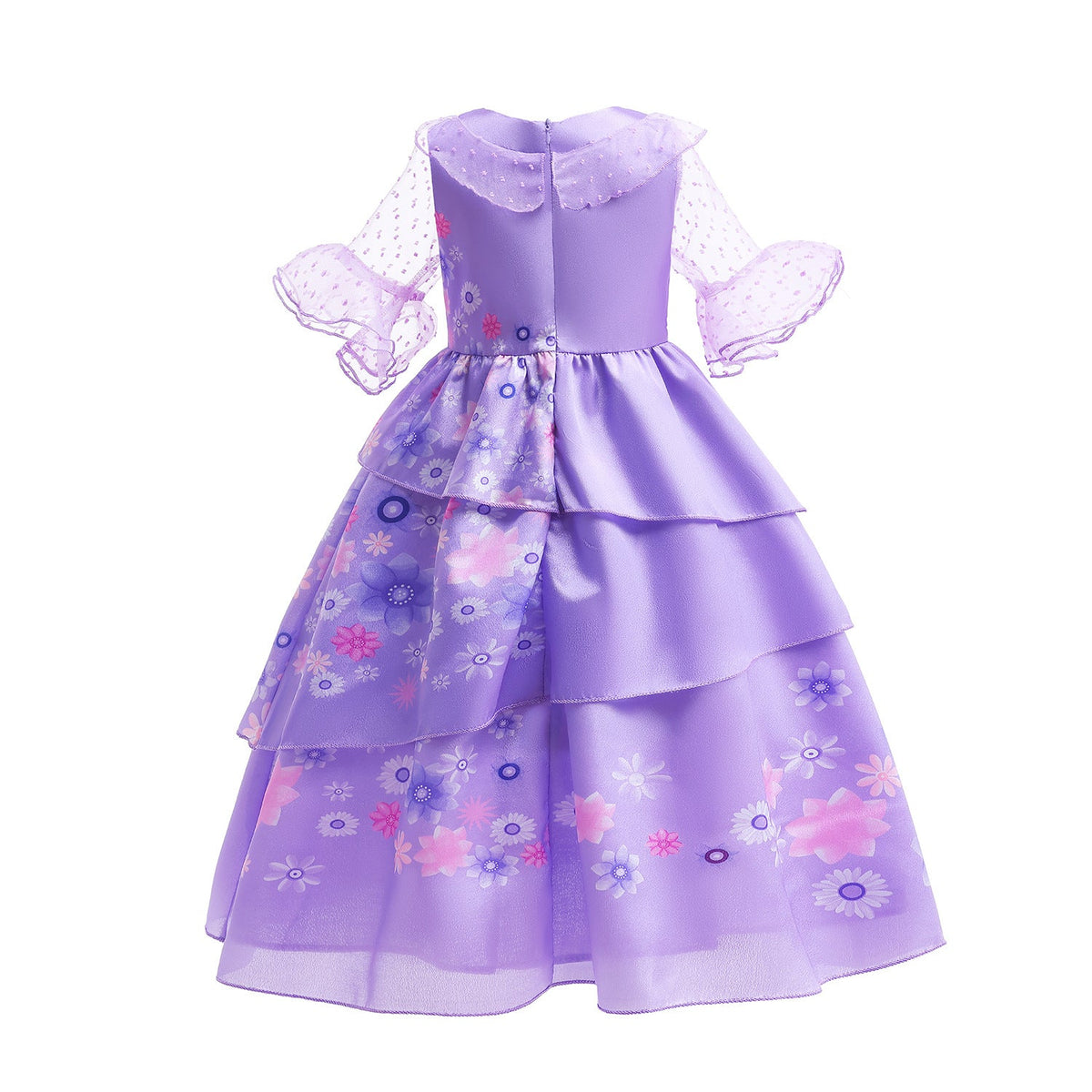 New Girl Costume Dresses Encanto Lace Up Princess Cosplay Party Holiday Birthday Fancy