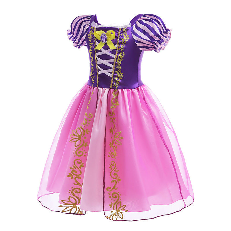 Rapunzel New Princess Girl Dress Costume Dresses For Cosplay Party Holiday Birthday