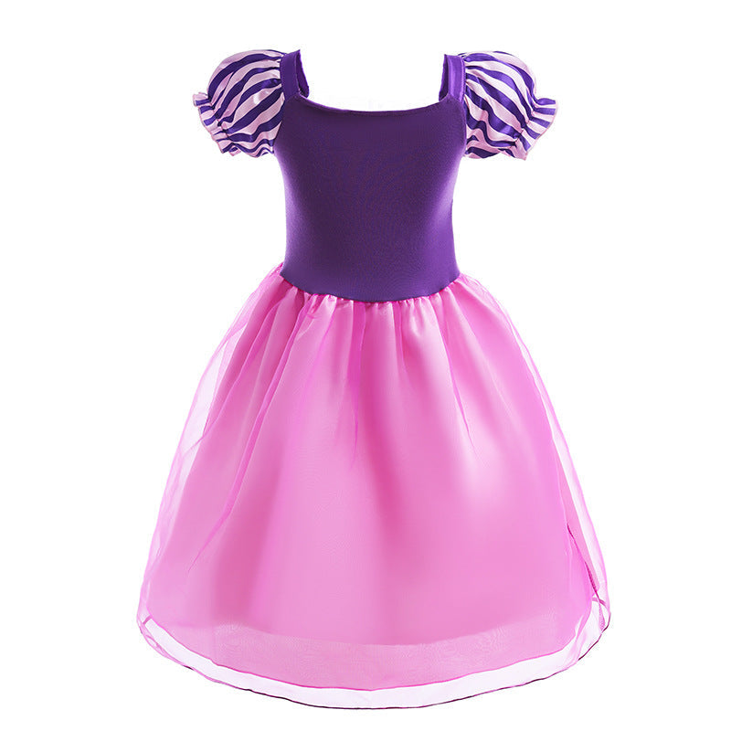 Rapunzel New Princess Girl Dress Costume Dresses For Cosplay Party Holiday Birthday