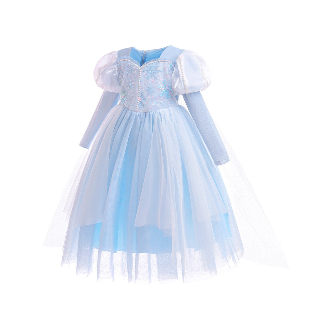 Frozen 2 Princess Elsa Girls Dress Costume Cosplay Party Holiday Halloween