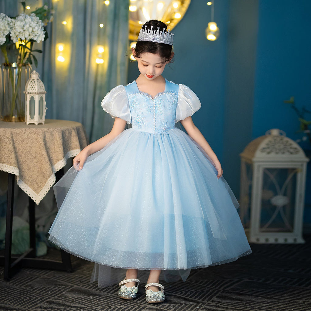 Anna Elsa New Girl Costume Dress Cosplay Party Holiday Wedding Dress
