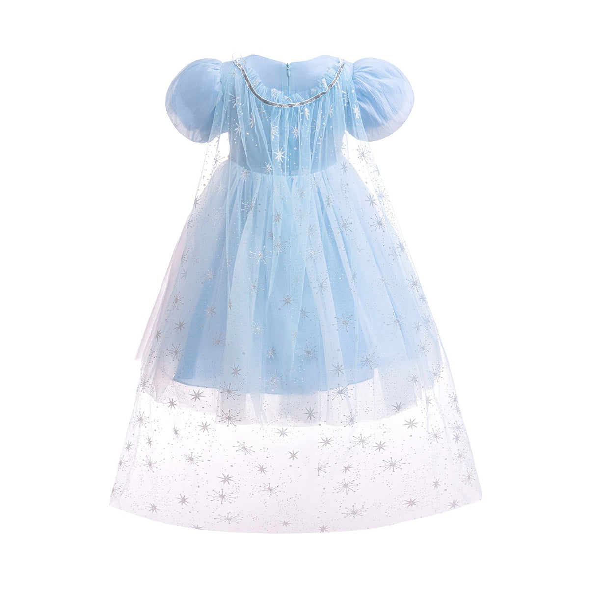 New Elsa Costume Girl Dress Pearl Cosplay Party Holiday Wedding Dress