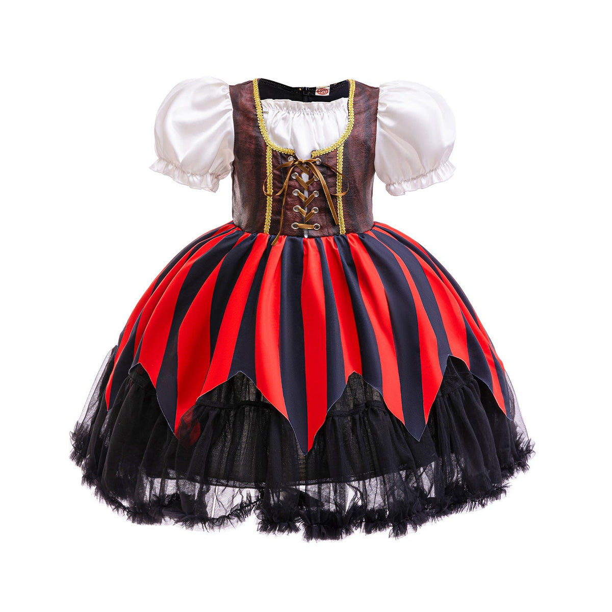 Pirates of the Caribbean Pirate Captain Jack Sparrow New Girl Costume Dress Cosplay Party Holiday