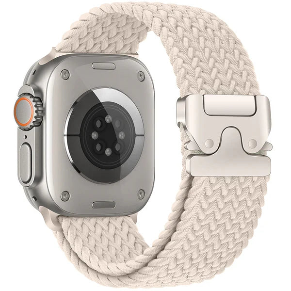 Elastic nylon parachute buckle watch strap