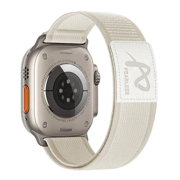 Leather Label Trail Loop Nylon Band