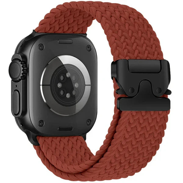 Elastic nylon parachute buckle watch strap