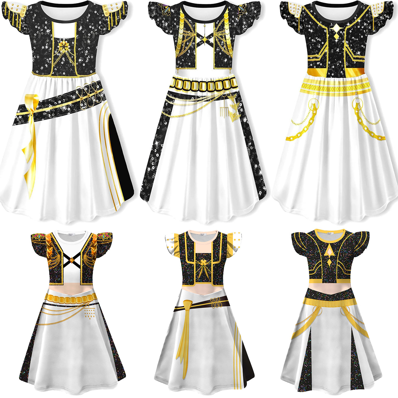 KPop Devil Hunter Rumi Zoey Cosplay Party Costume Set Short-sleeved Shirt