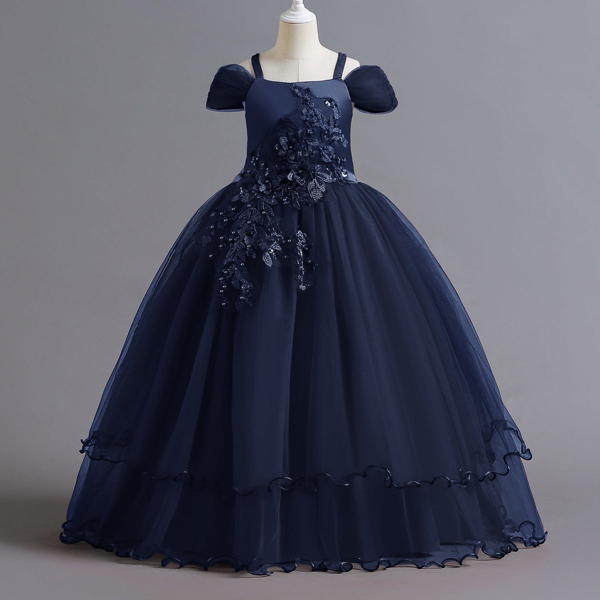 Wednesday Addams Inspired Cosplay Wedding Costume Dresses For Girls