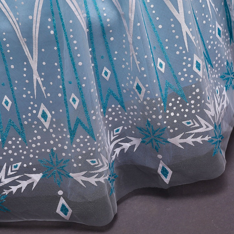 Frozen 2 Girls Princess Tulle Cosplay Costume Elsa Dresses For Party Holidays