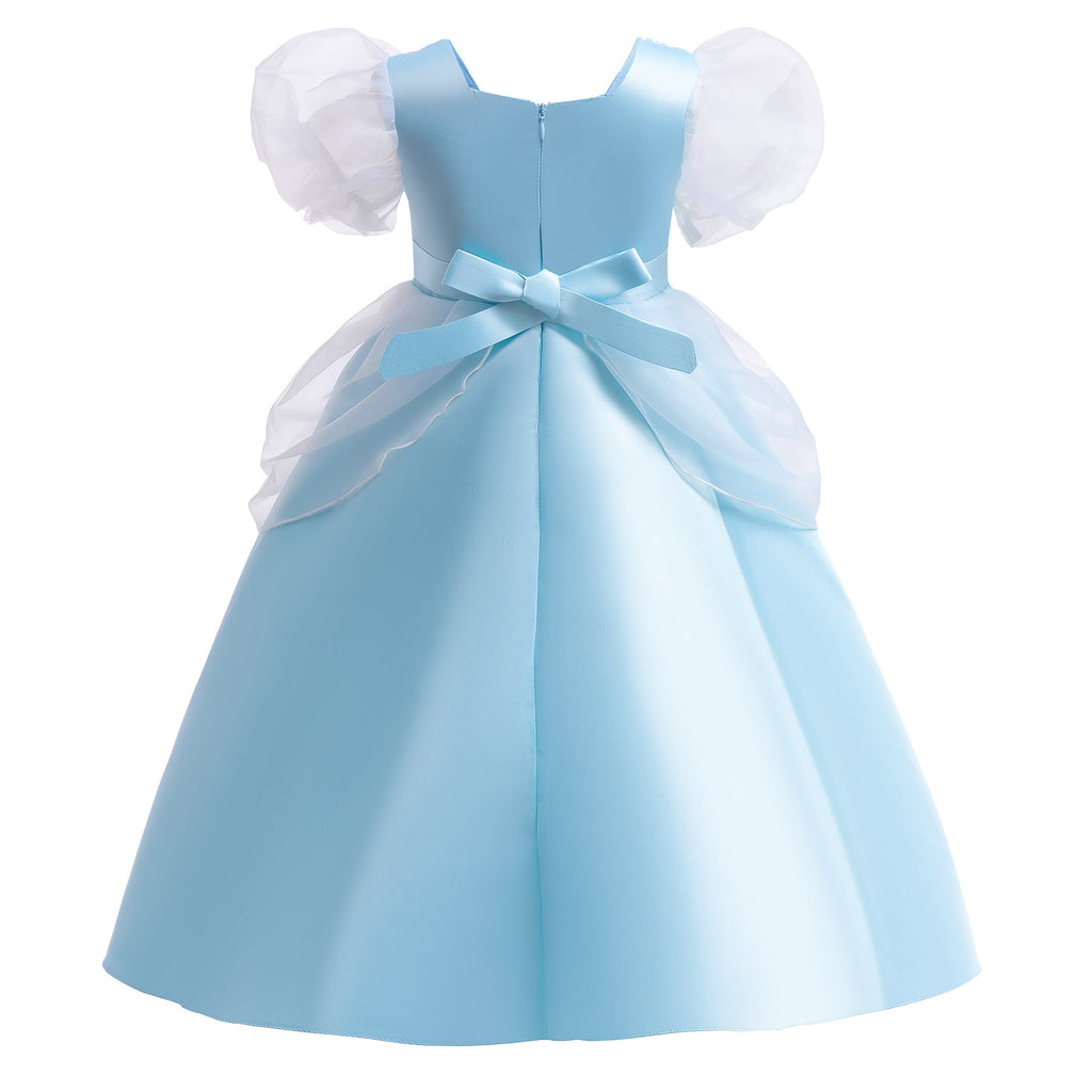Frozen 2 Inspired toddler Kids Princess Wedding Lace Costume Elsa Dress for Girls