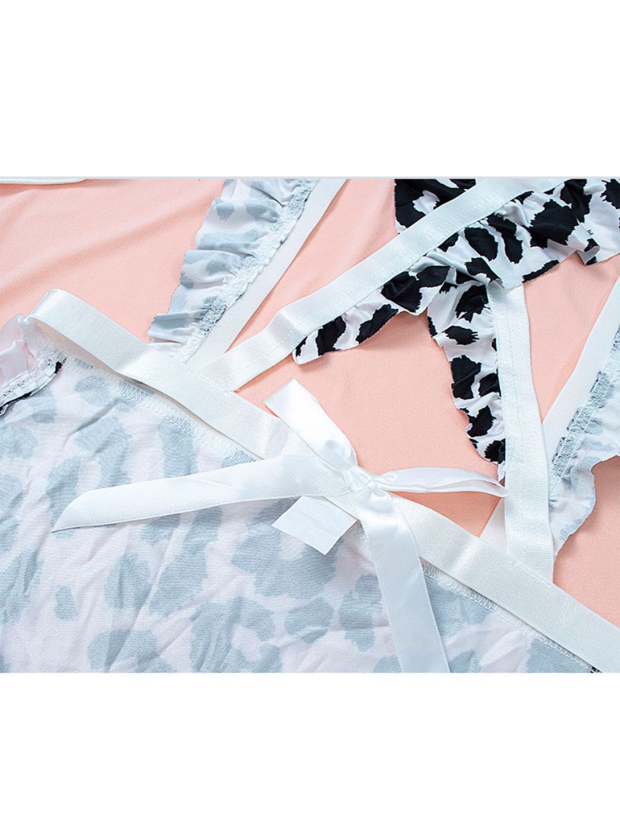Anime Cow Maid Lingerie Set