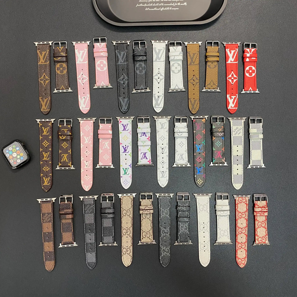 Luxury Leather Band for Apple Watch
