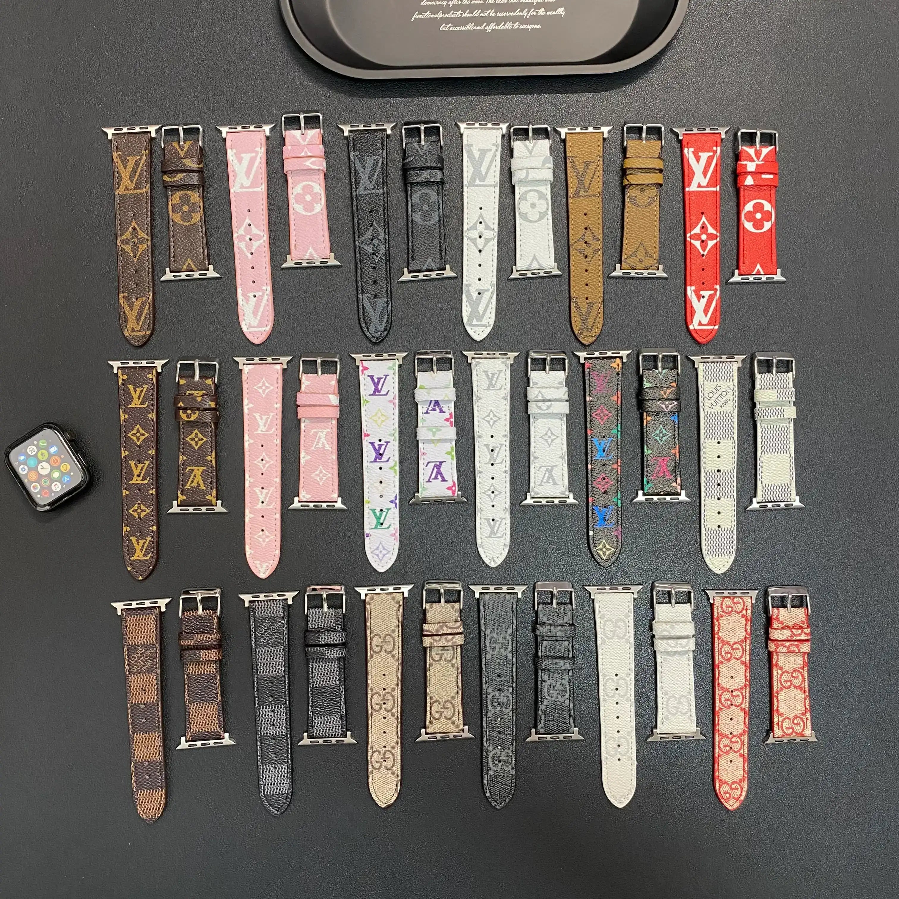 Luxury Leather Band for Apple Watch