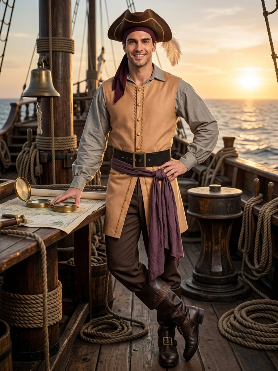 Lost in History Naval Ship Captain Costume