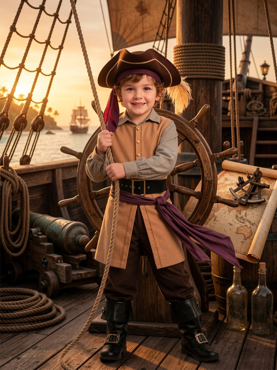 Lost in History Naval Ship Captain Costume