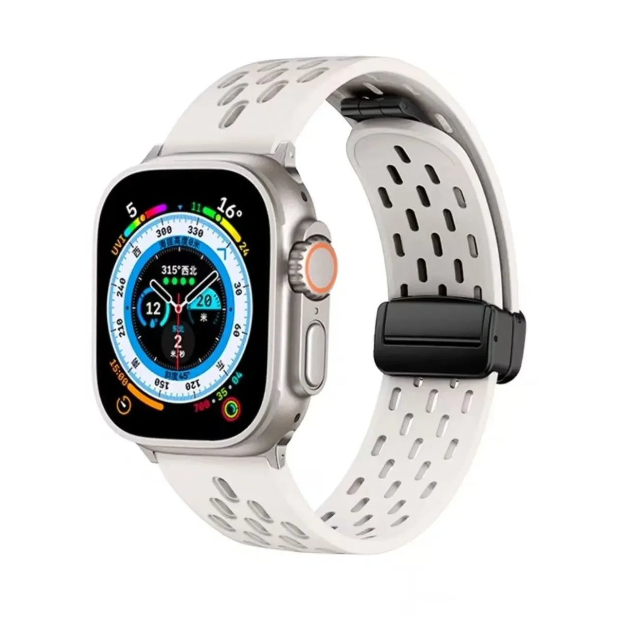 Folding Clasp Sports Silicone Strap