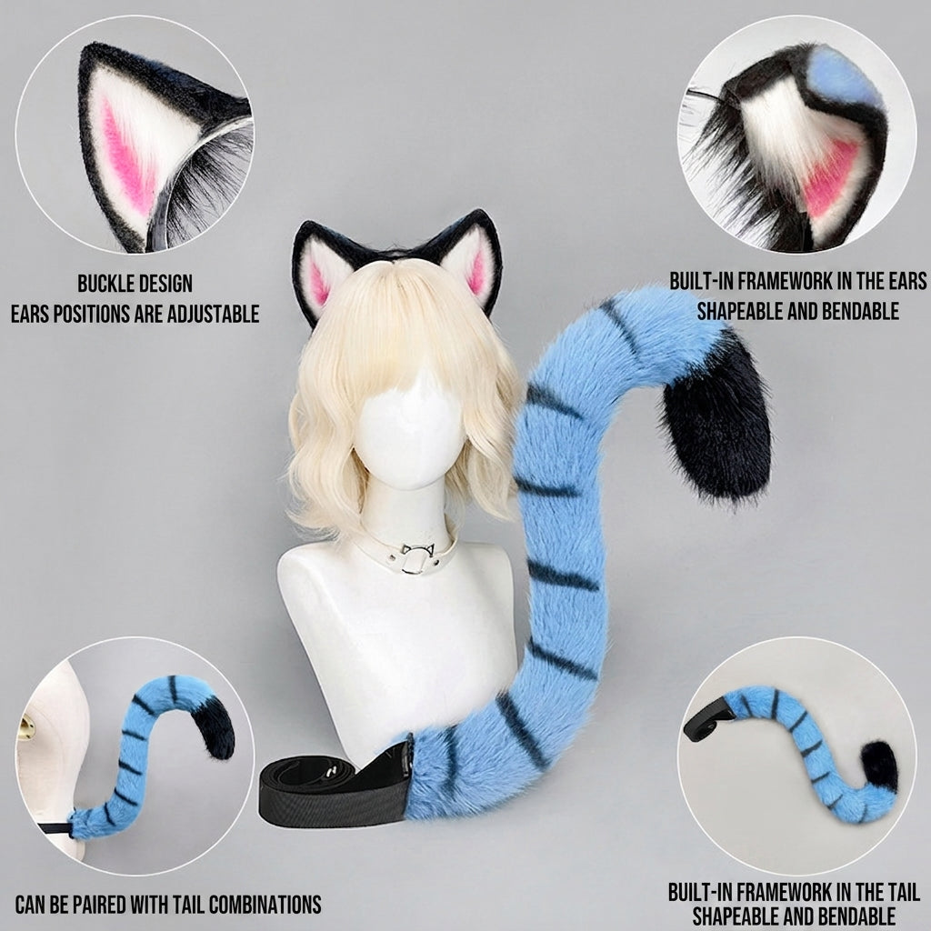 Anime Tiger Cosplay Accessory Set