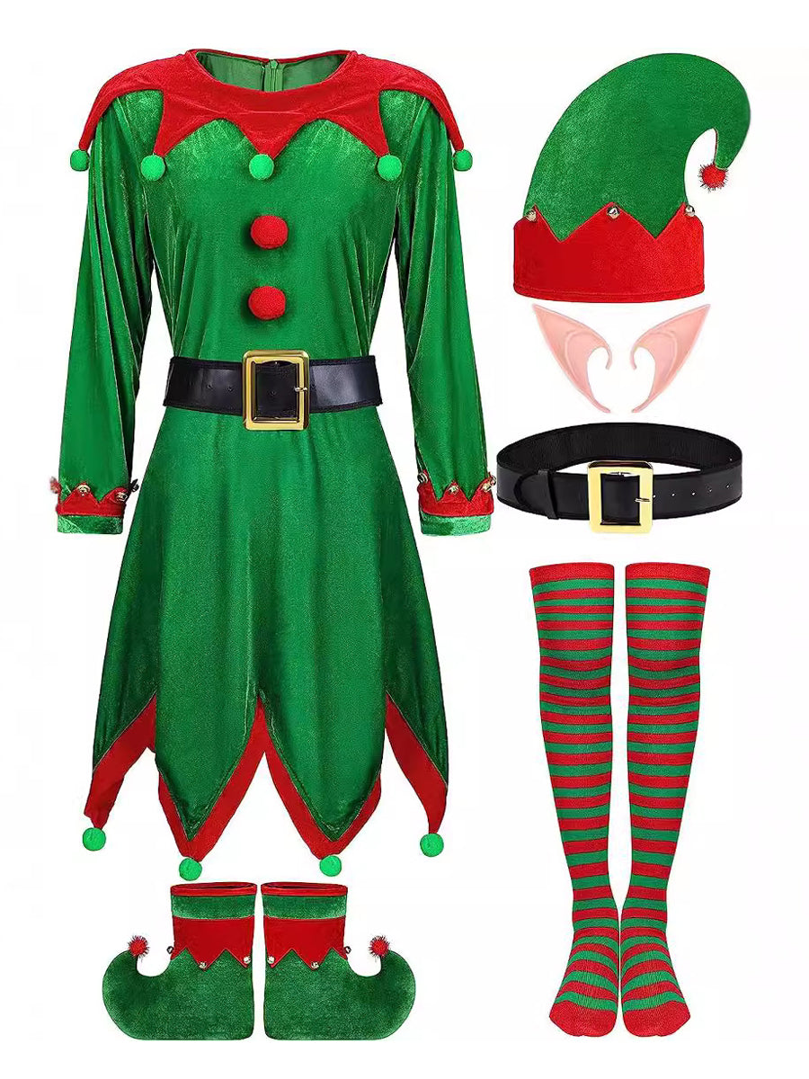 Christmas Elf Costume for Adults