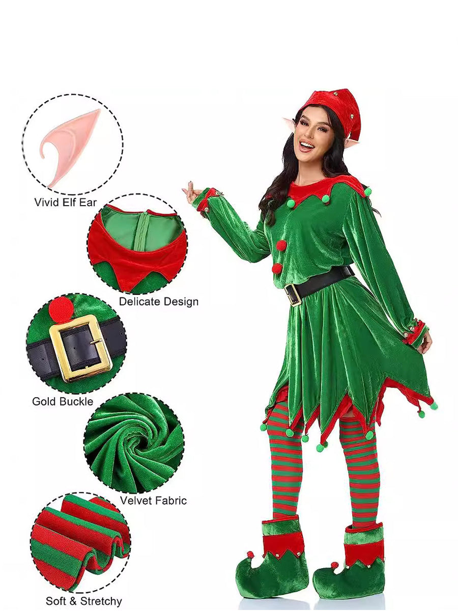 Christmas Elf Costume for Adults