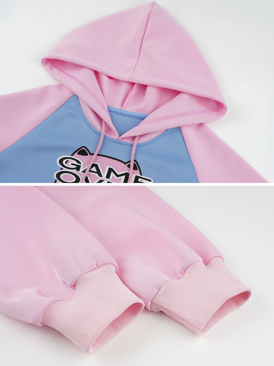Game Over Cropped Hoodie
