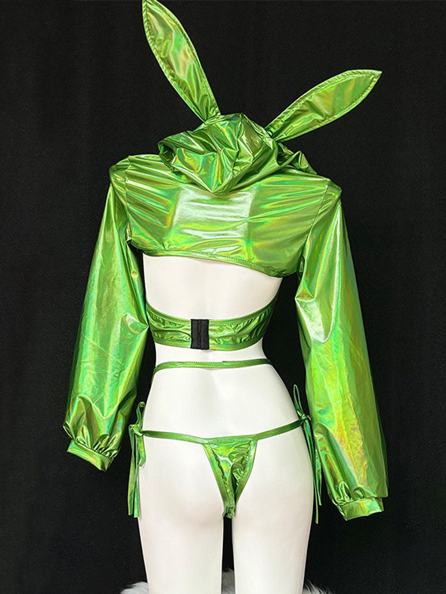 Holographic Bunny Costume