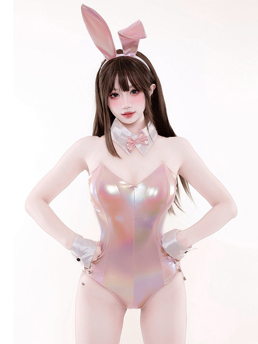 Holographic Bunny Girl Suit