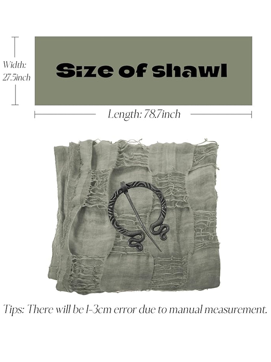 Medieval Renaissance Shawl Scarf