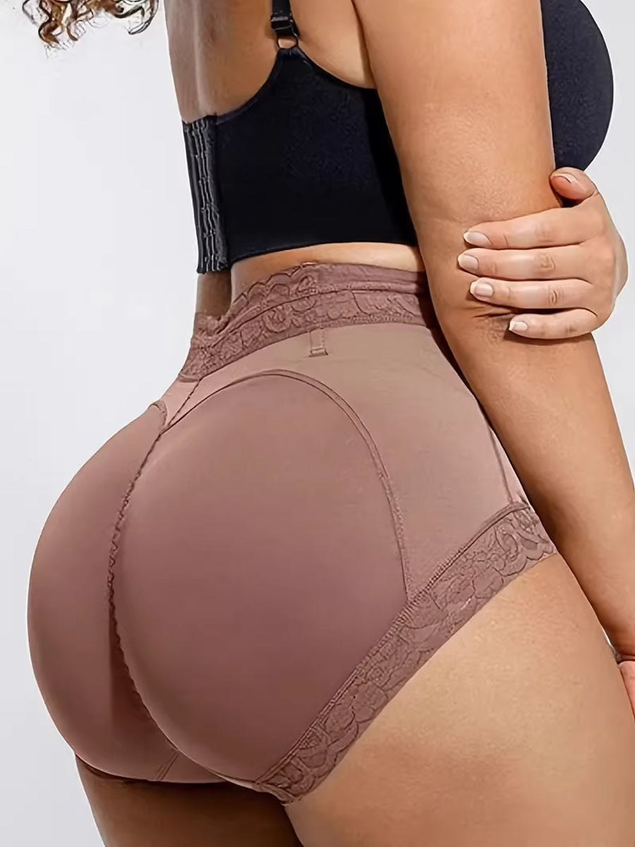 Plus Size High Waisted Tummy Control Shaping Panties
