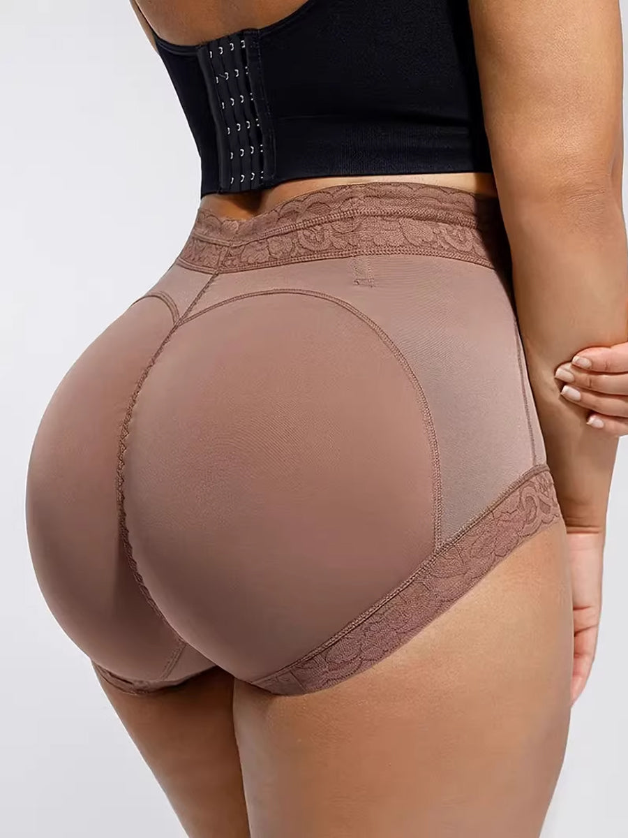Plus Size High Waisted Tummy Control Shaping Panties