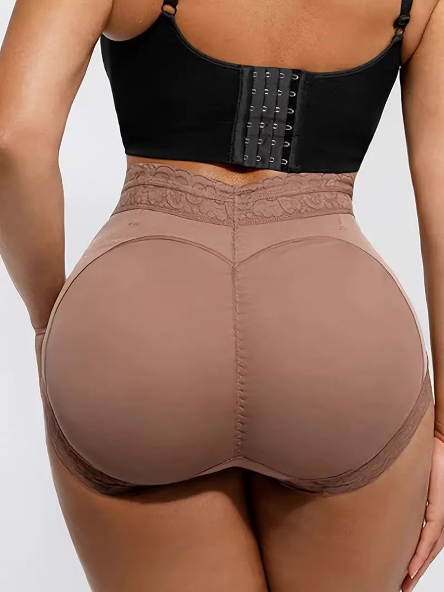 Plus Size High Waisted Tummy Control Shaping Panties