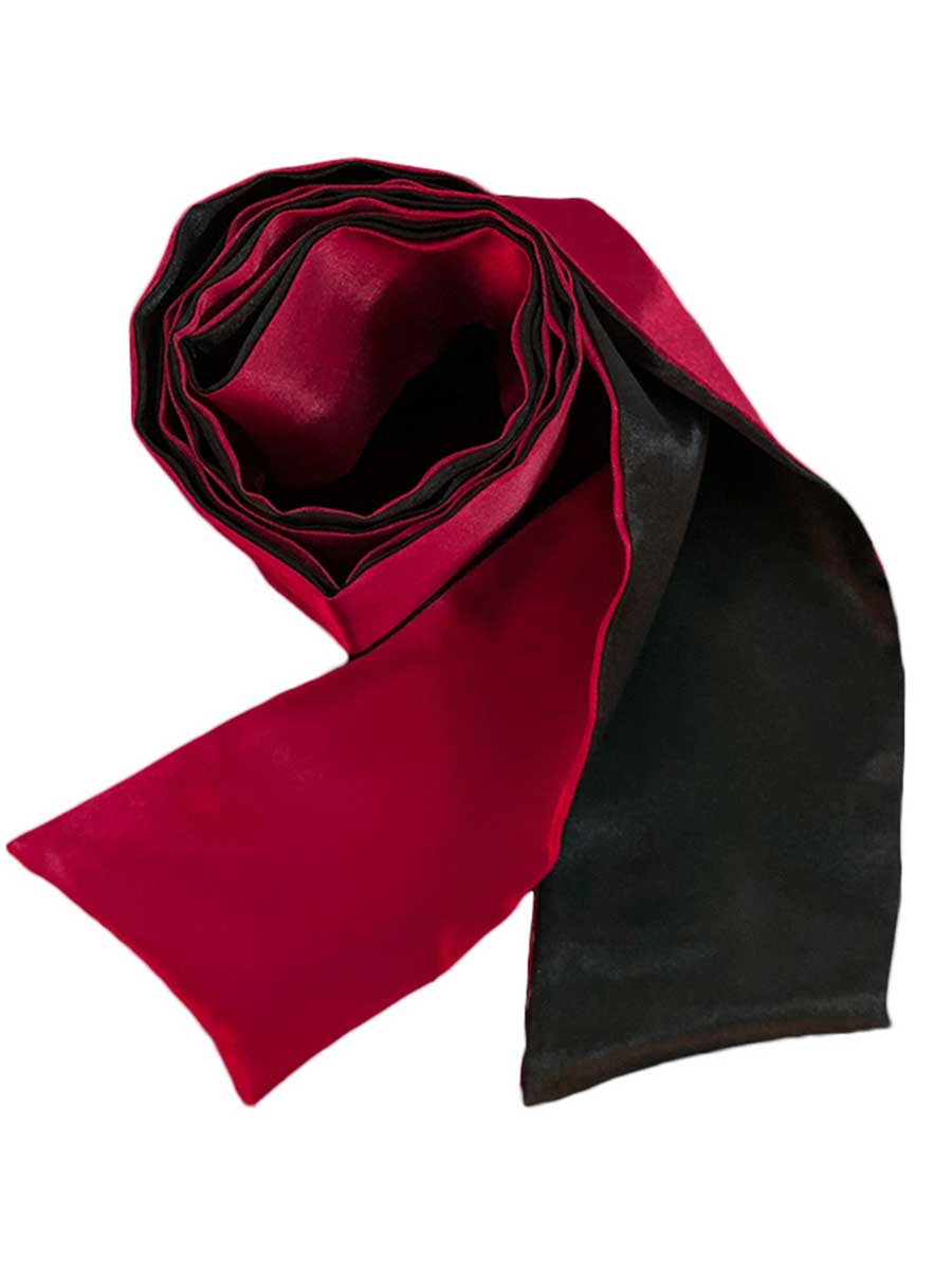 Red Silk Satin Blindfold