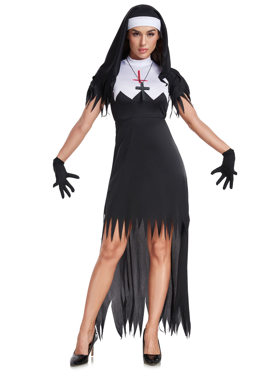 Scary Nun Costume for Women