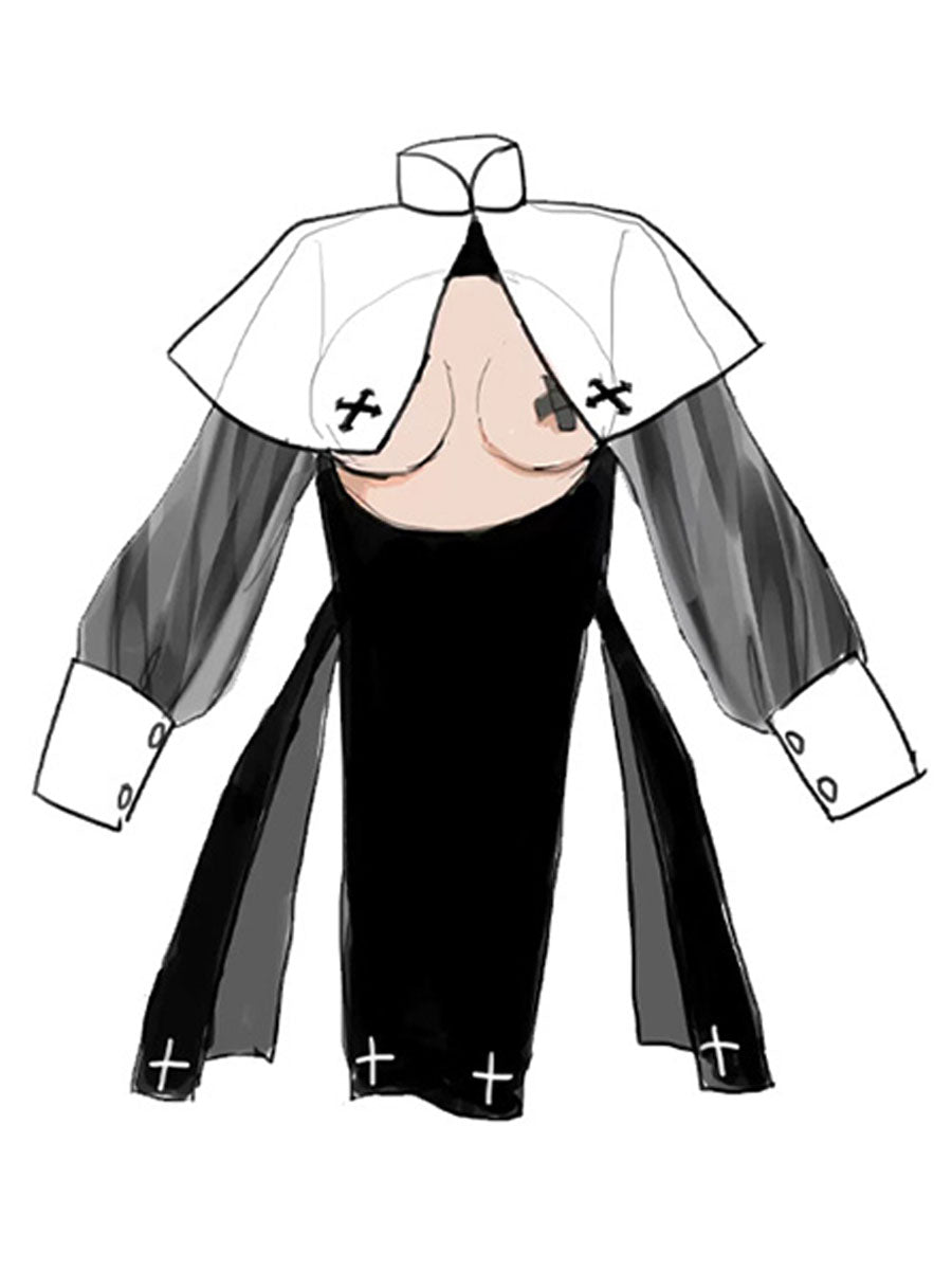 Blessed Short Nun Costume