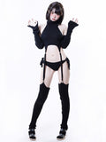 Backless Virgin Killer Sweater Lingerie