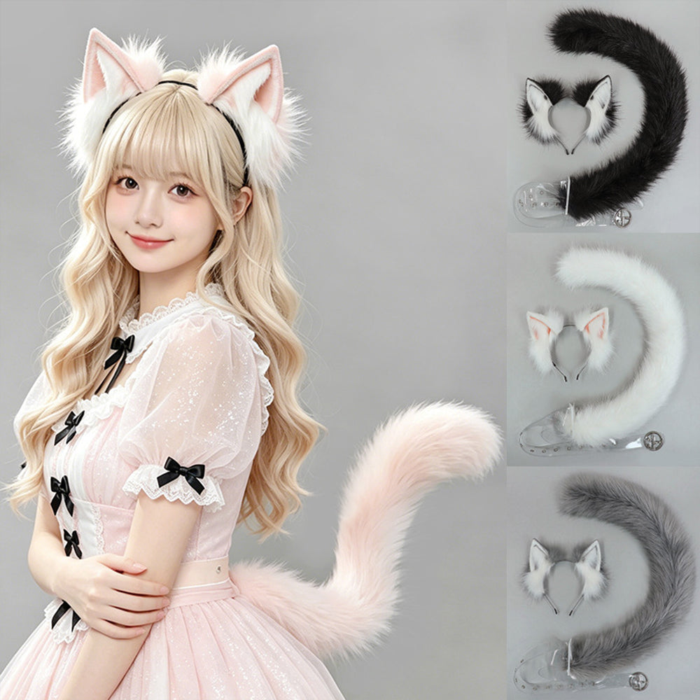 Furry Cat Cosplay Accessory Set