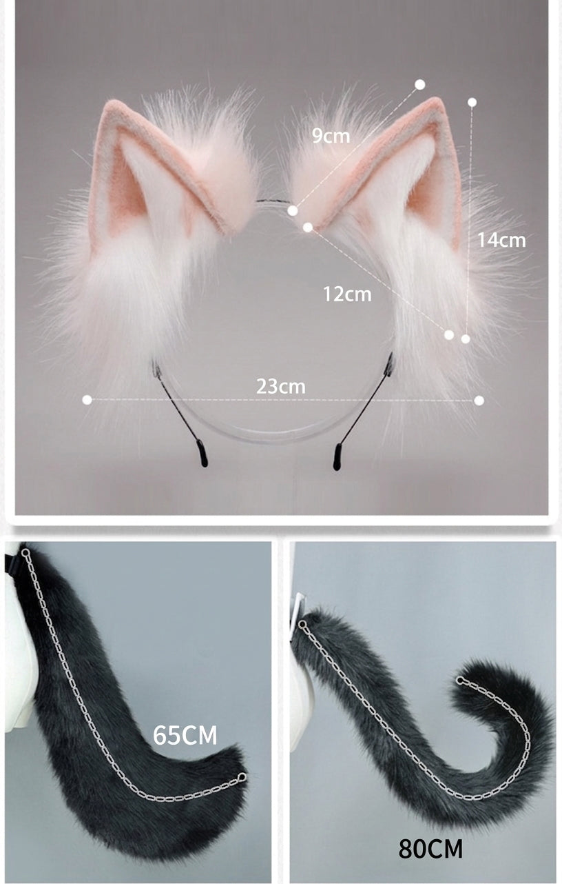 Furry Cat Cosplay Accessory Set