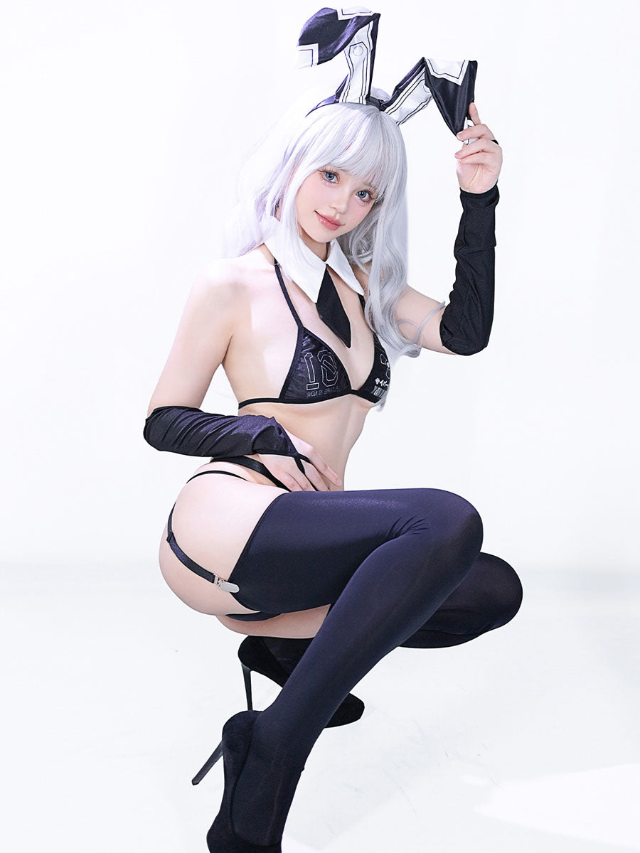 Cyberpunk Mecha Bunny Girl Costume